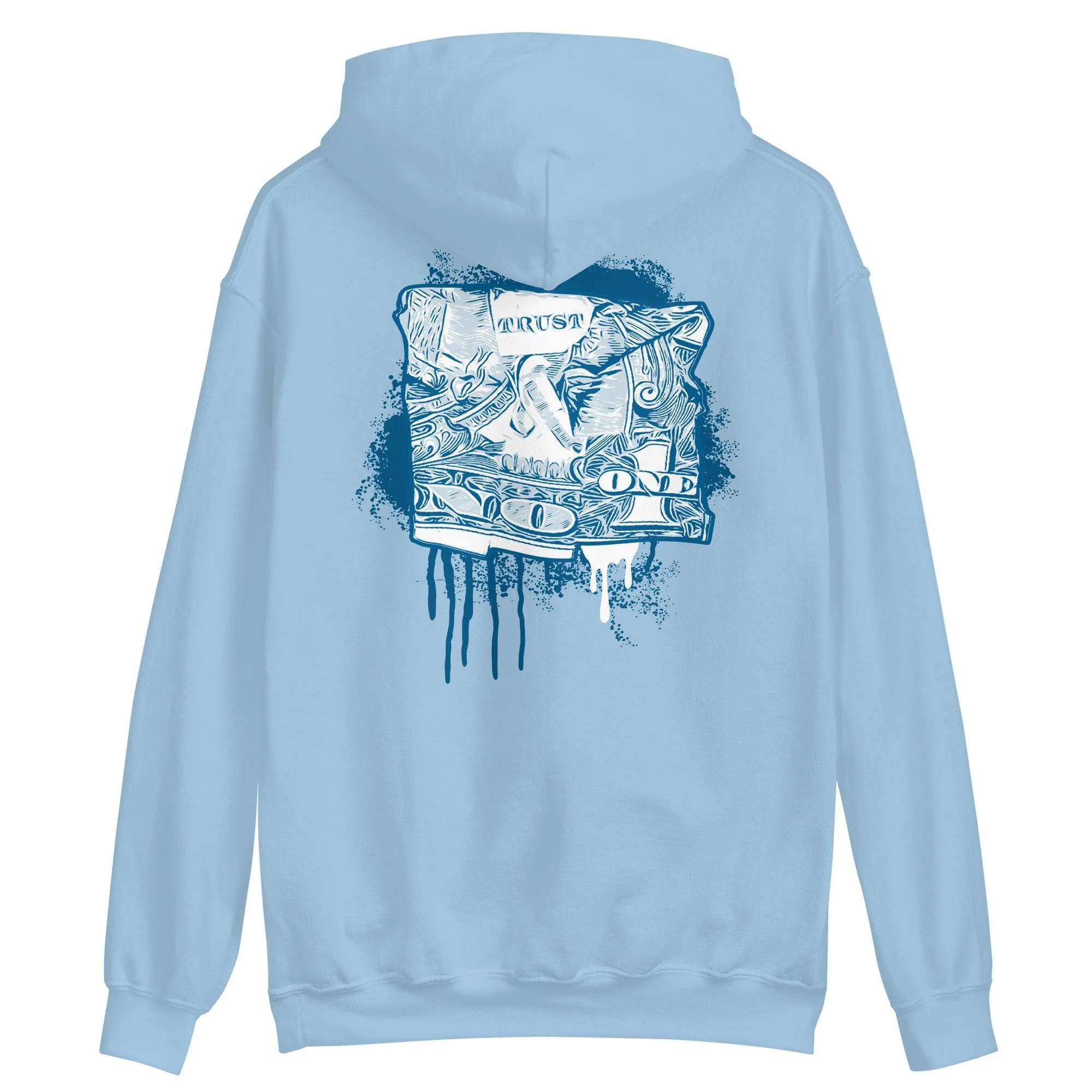 1 Low Marina Blue Hoodie Trust No One Dollar