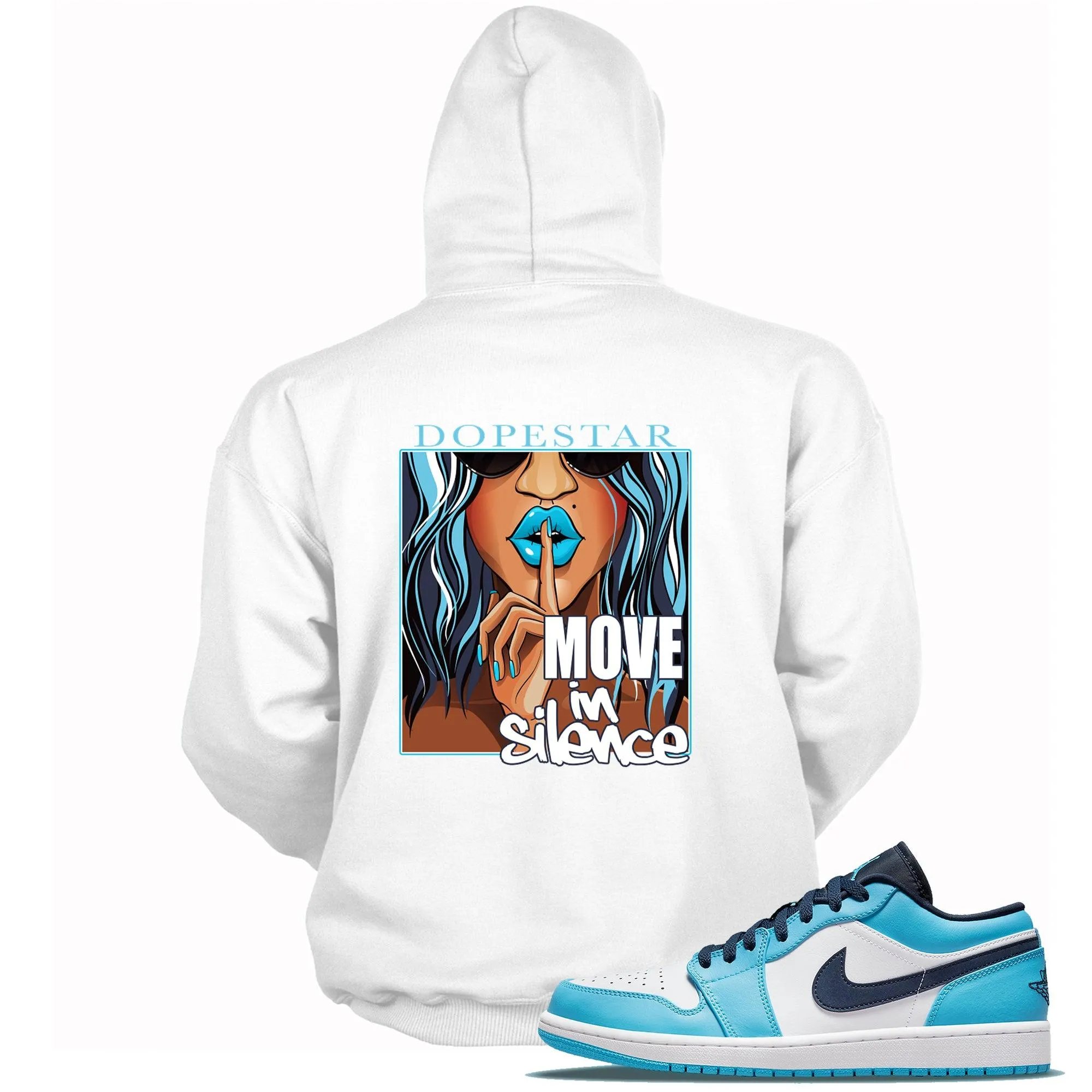 1 Low UNC 2021 Hoodie Move In Silence