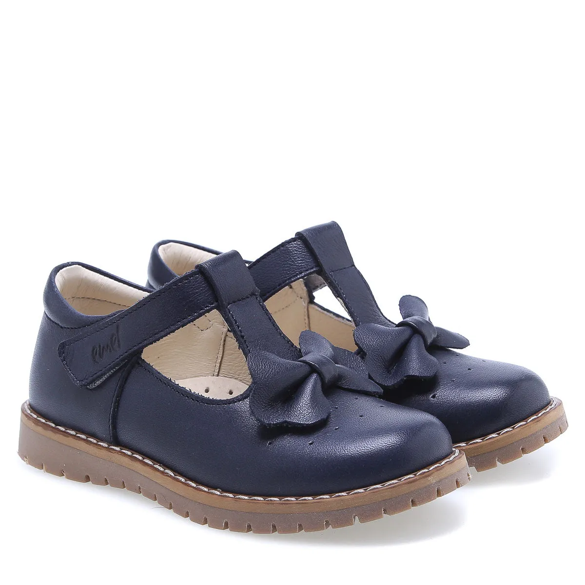 (2724) Emel balerina blue bow