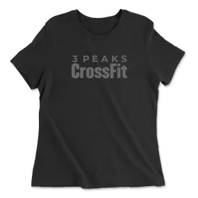 3 Peaks CrossFit Gray Womens - Relaxed Jersey T-Shirt