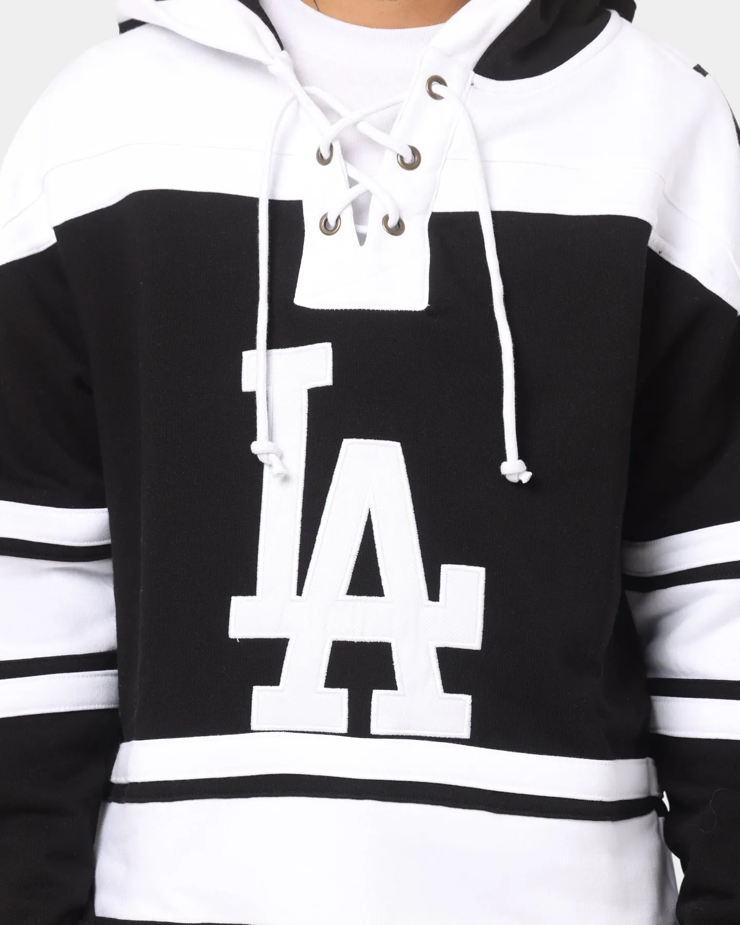 47 Brand Los Angeles Dodgers MLB Superior '47 Lacer Hoodie Jet Black