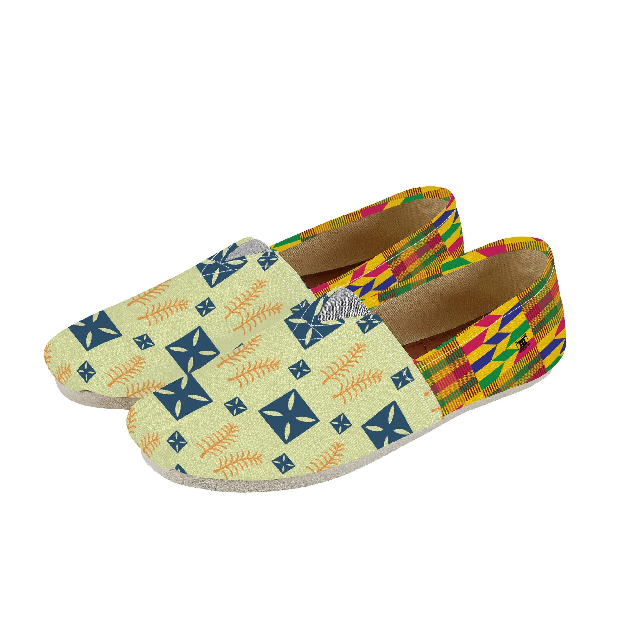 Adinkra Srade-Kente Slip-on Canvas