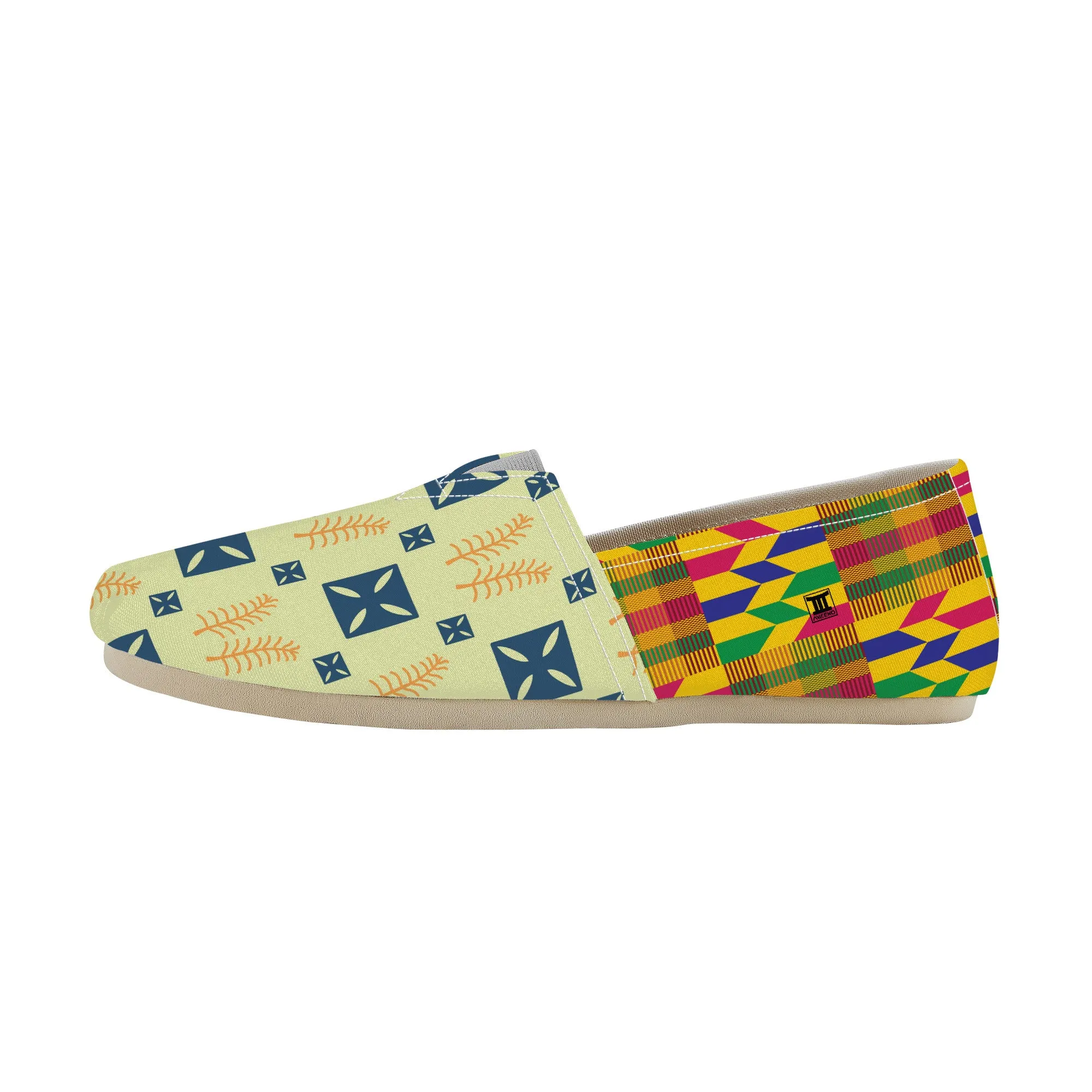 Adinkra Srade-Kente Slip-on Canvas