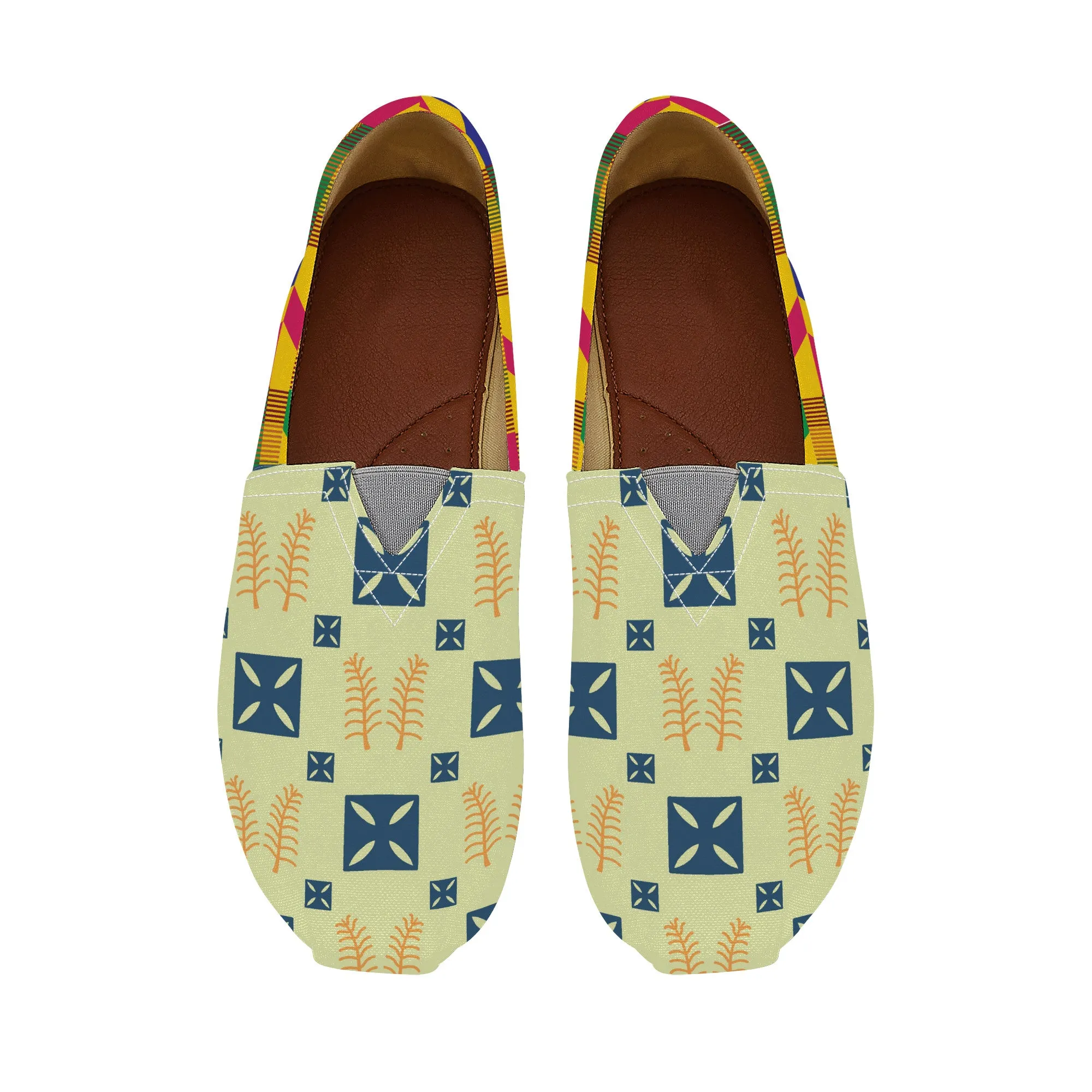 Adinkra Srade-Kente Slip-on Canvas