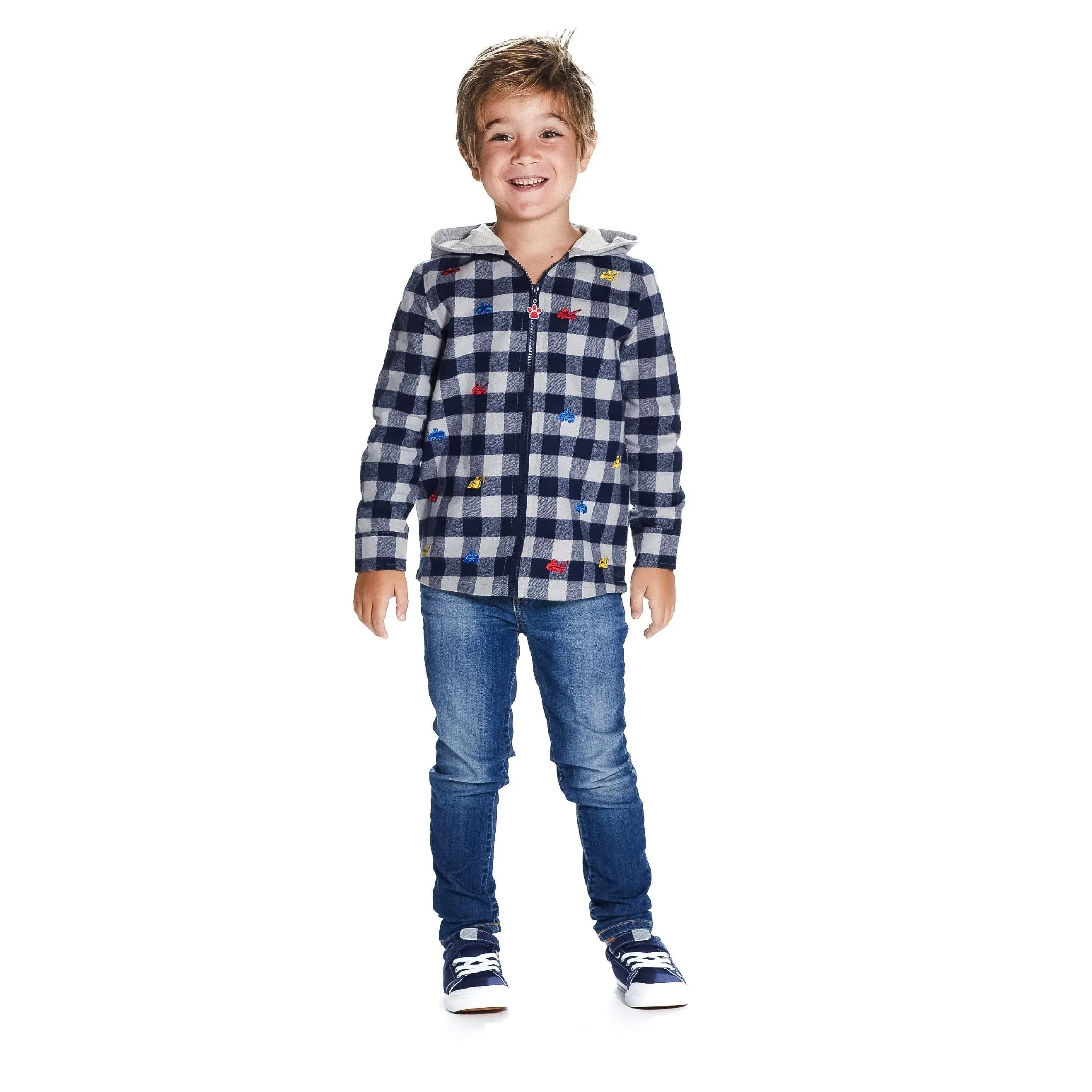 Andy & Evan x PAW Patrol |  Hooded Flannel