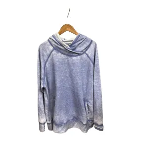 Athletic Top Long Sleeve Hoodie By Clothes Mentor In Blue, Size: 3x