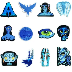 Avatar Science Fiction Film Shoes Charms Shoe Clogs Sandals Accessories Gifts