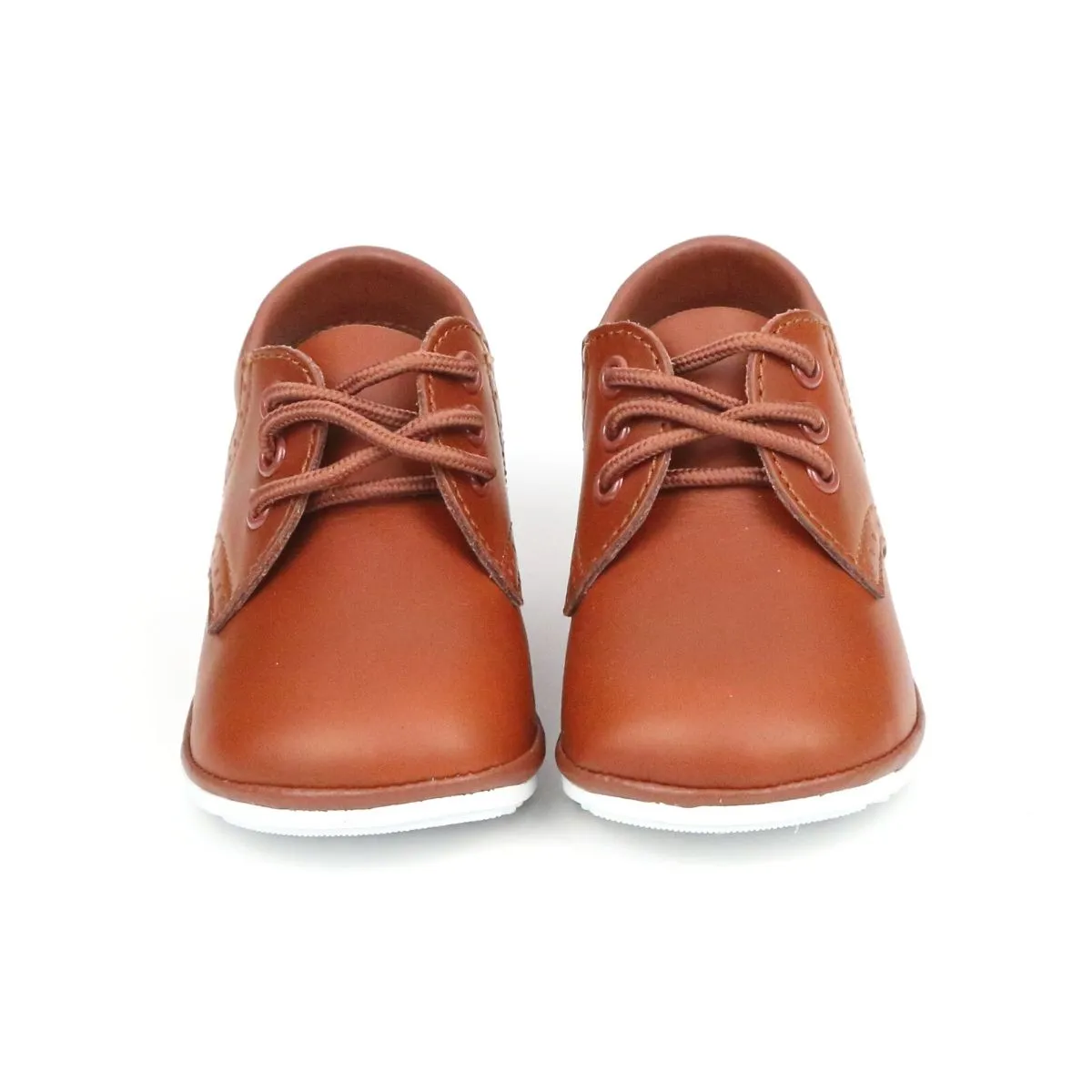 Baby Boys James Waxed Leather Lace Up Oxfords