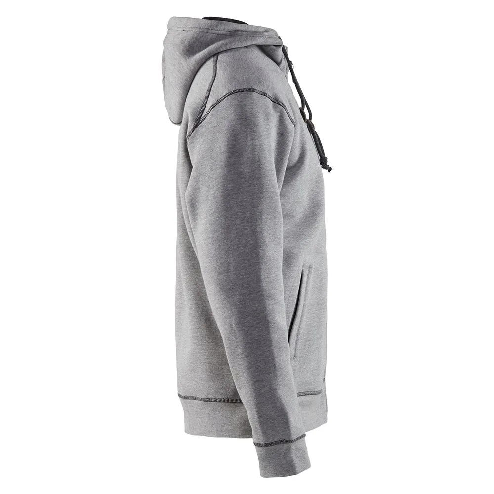 Bl&#xE5;kl&#xE4;der&#x20;3398-1157&#x20;Hooded&#x20;Sweatshirt&#x20;Full-Zip&#x20;-&#x20;Grey&#x20;Melange