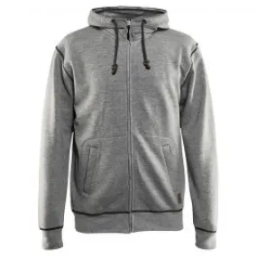 Bl&#xE5;kl&#xE4;der&#x20;3398-1157&#x20;Hooded&#x20;Sweatshirt&#x20;Full-Zip&#x20;-&#x20;Grey&#x20;Melange