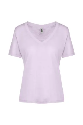 Bomboogie Women's V-neck sweater TW7351TJLIT70 lilac