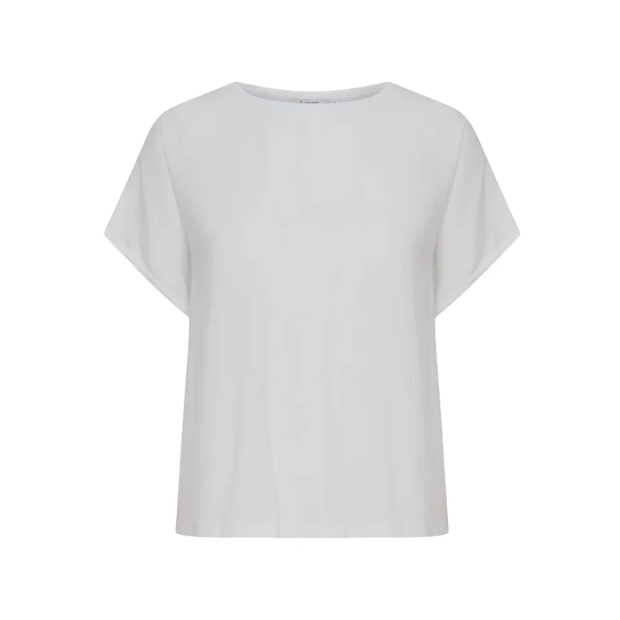 B.young women's short sleeve t-shirt Bysilti 20814667 110601 white