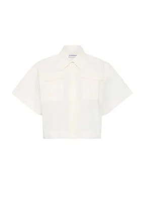 COBIE UTILITY SHIRT-PEARL