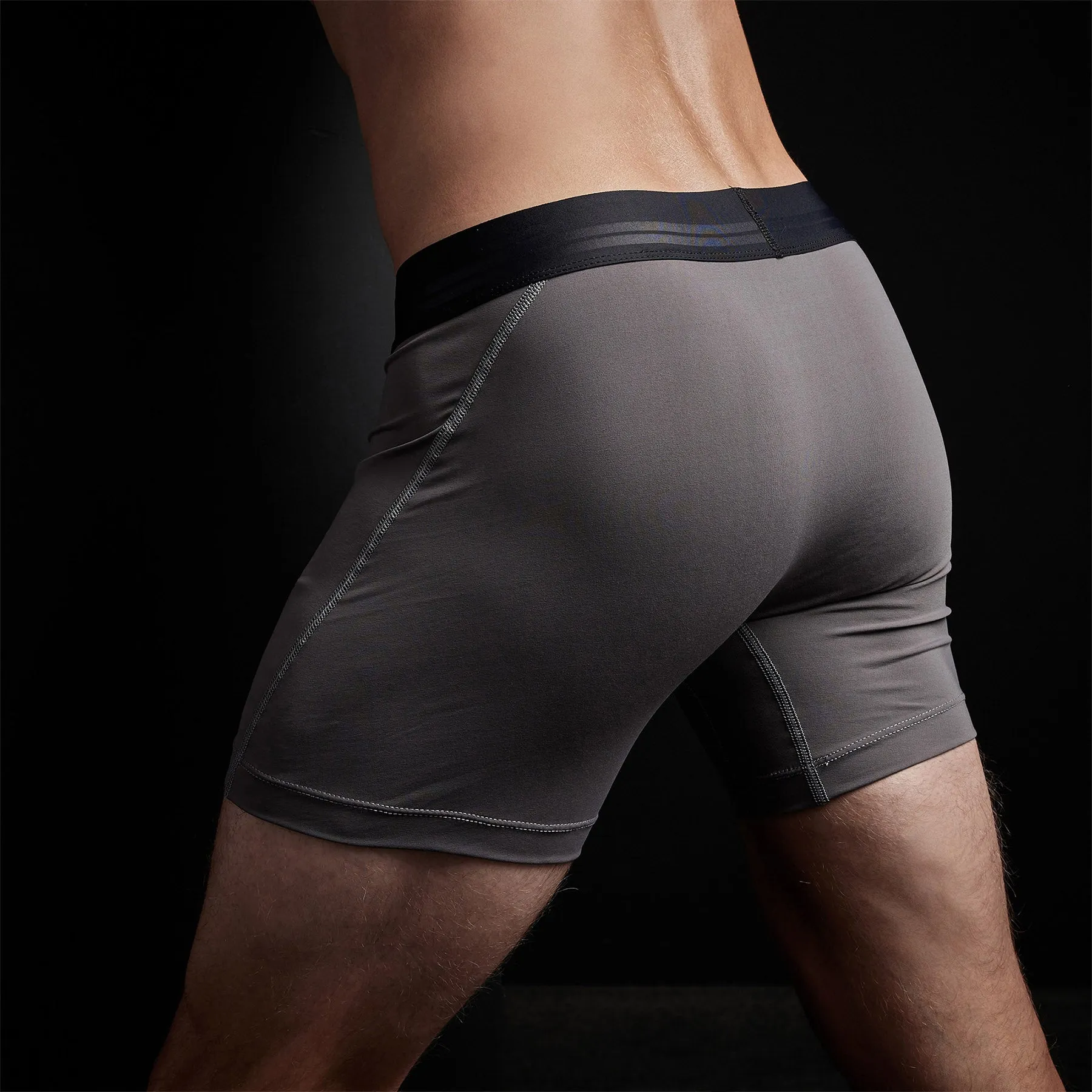 Cool Touch Sport Boxer Short - Raccoon Grey