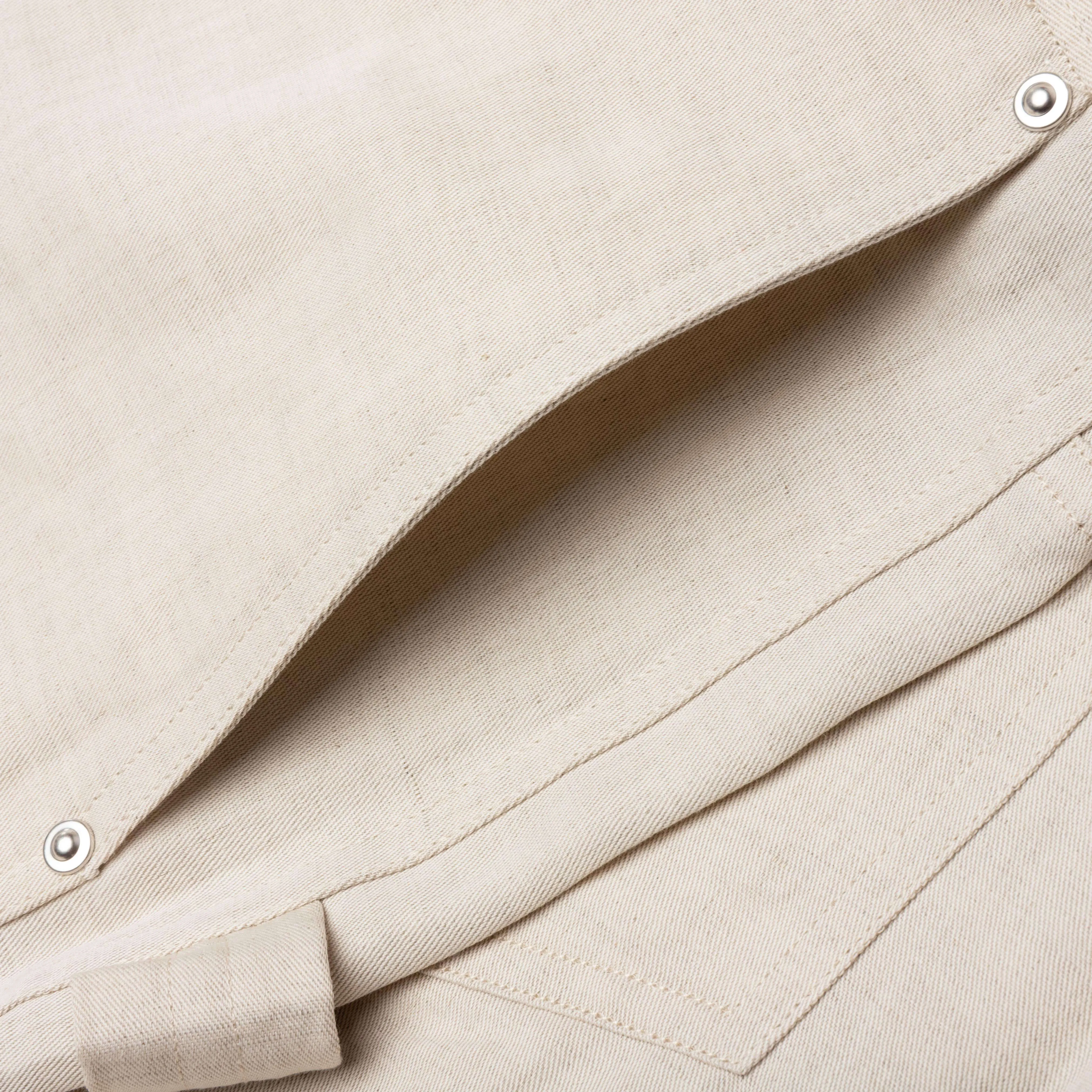 Cotton-Linen Carpenter Pant - Twill/Natural