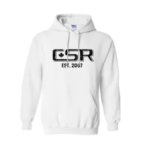 CSR Heavy Blend White Hoodie