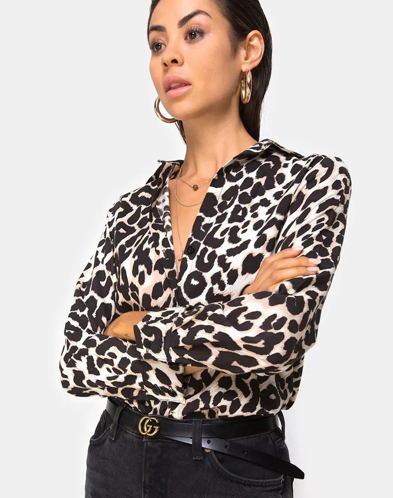 DIMARIS SHIRT LEOPARD