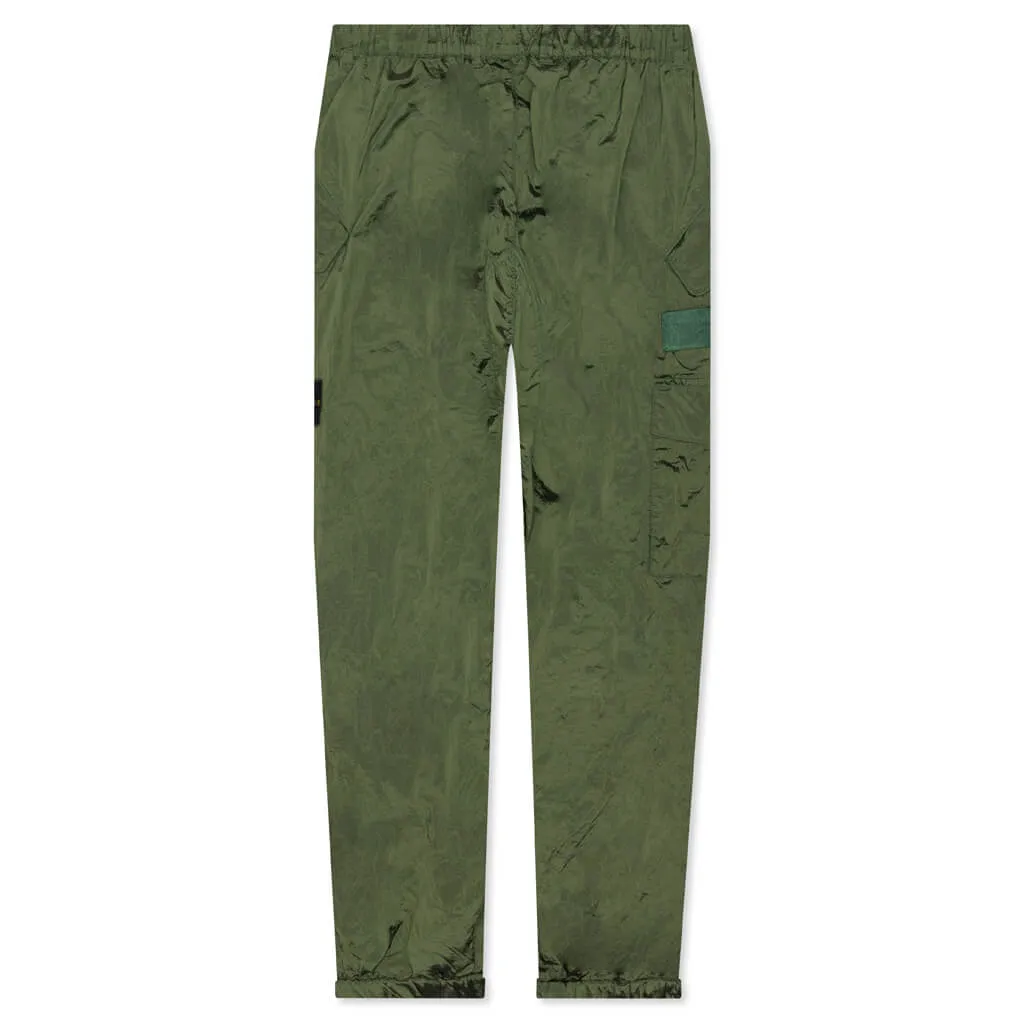 Econyl Regenerated Nylon Trousers - Olive Green