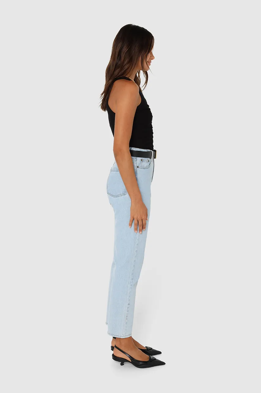 Ellen Mom Jeans | Light Denim