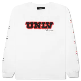 Feature x UNLV Protect Your Rebel L/S Tee - White