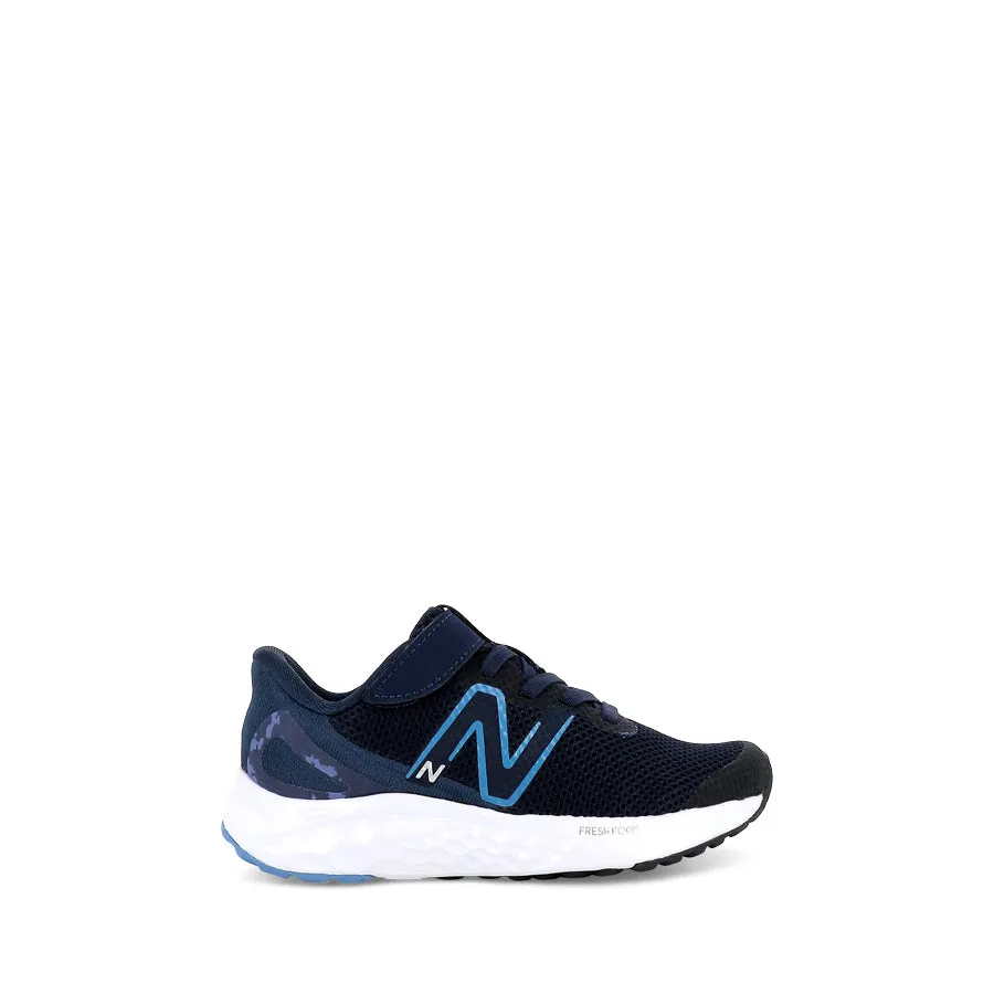 FRESH FOAM JNR VELCRO ARISHI V4 - NAVY/WHITE