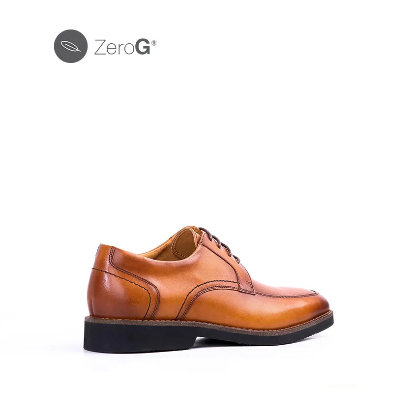 Garland Lace Up At Men's Shoes - Deep Tan Leather