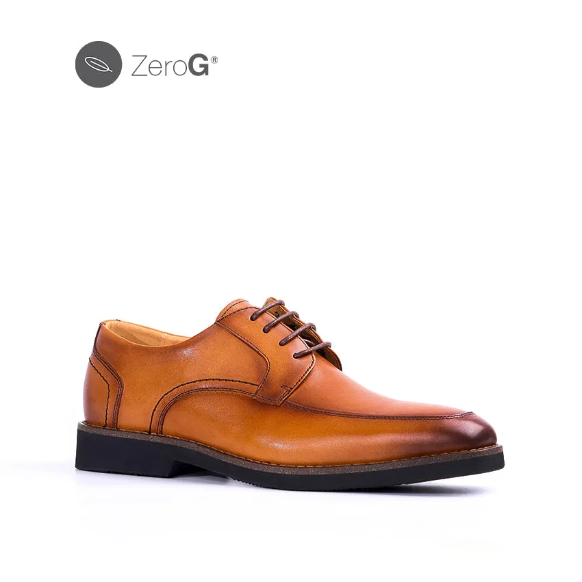 Garland Lace Up At Men's Shoes - Deep Tan Leather