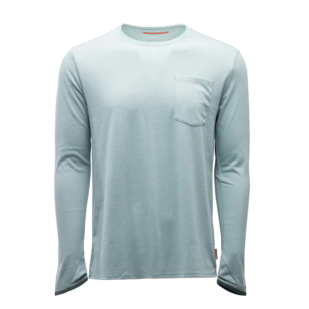 Grundens Shorebreak Performance Fishing Shirt in Surf