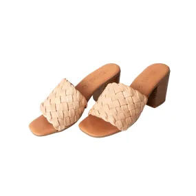 Human Shoes Florida Leather Mule in Latte