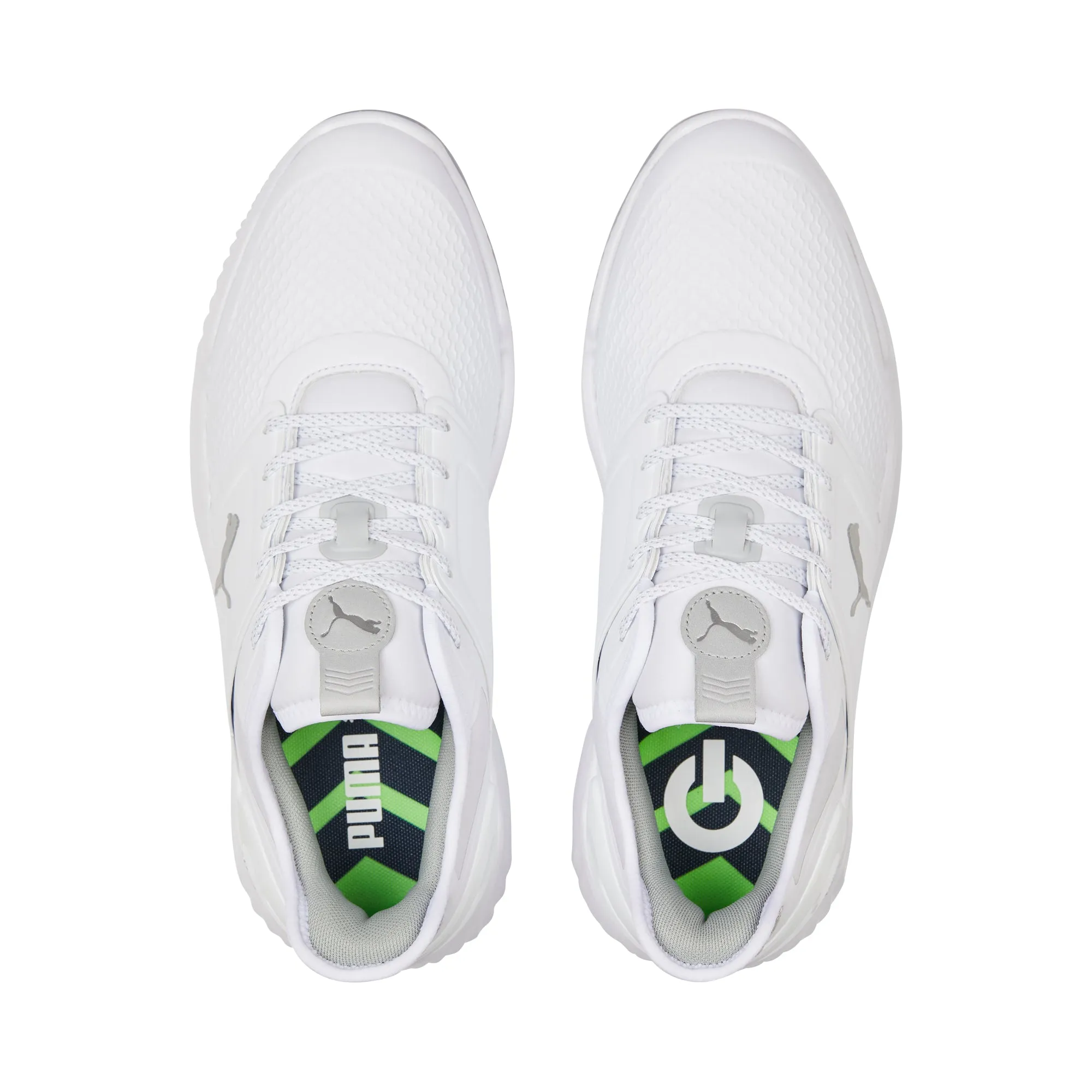 IGNITE ELEVATE Spikeless Golf Shoes | Puma White / Puma Silver