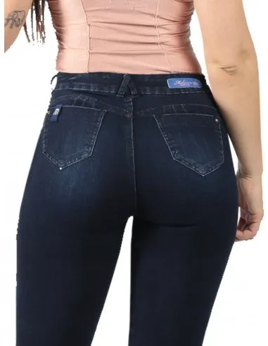 Jeans Mujer Recto 3258 Azul