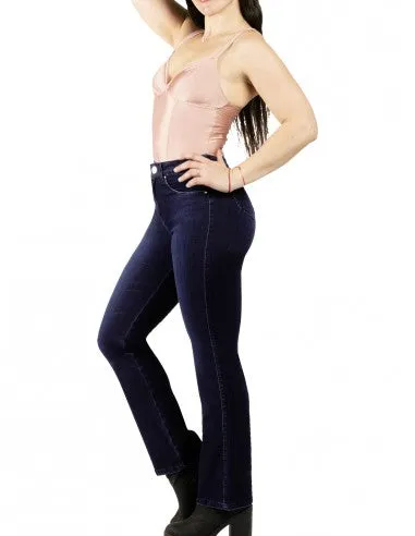 Jeans Mujer Recto 3258 Azul