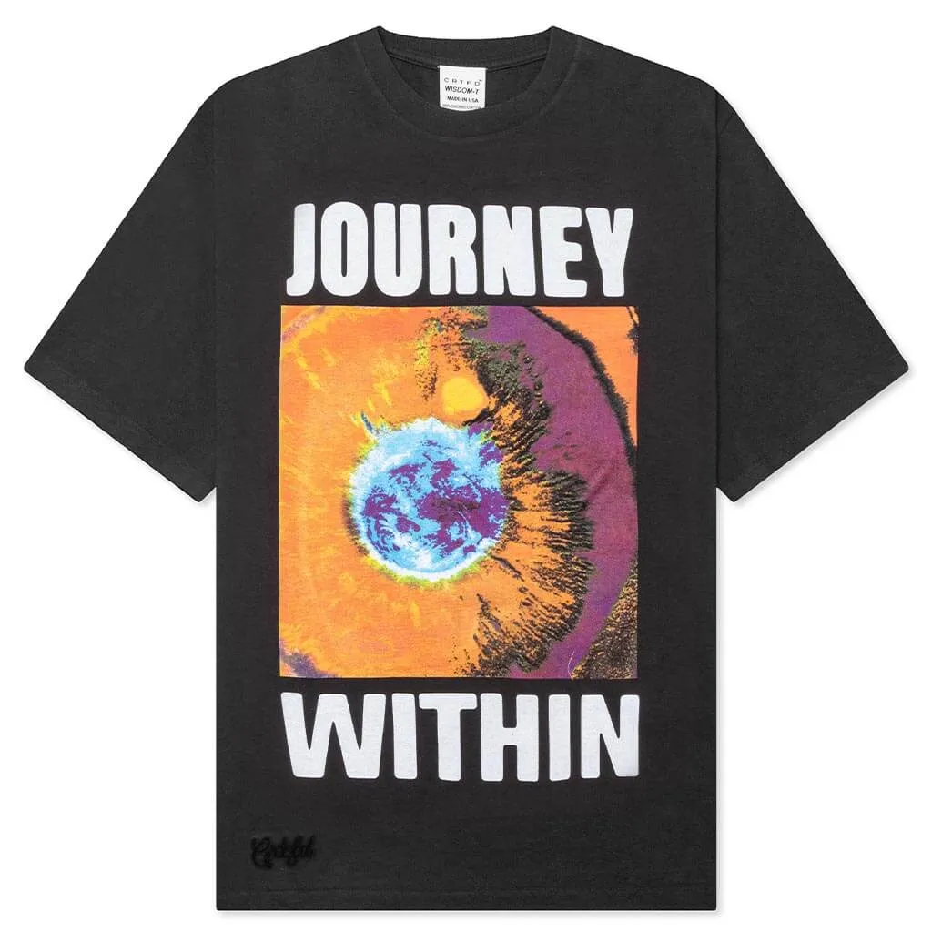 Journey Within Tee - Vintage Black