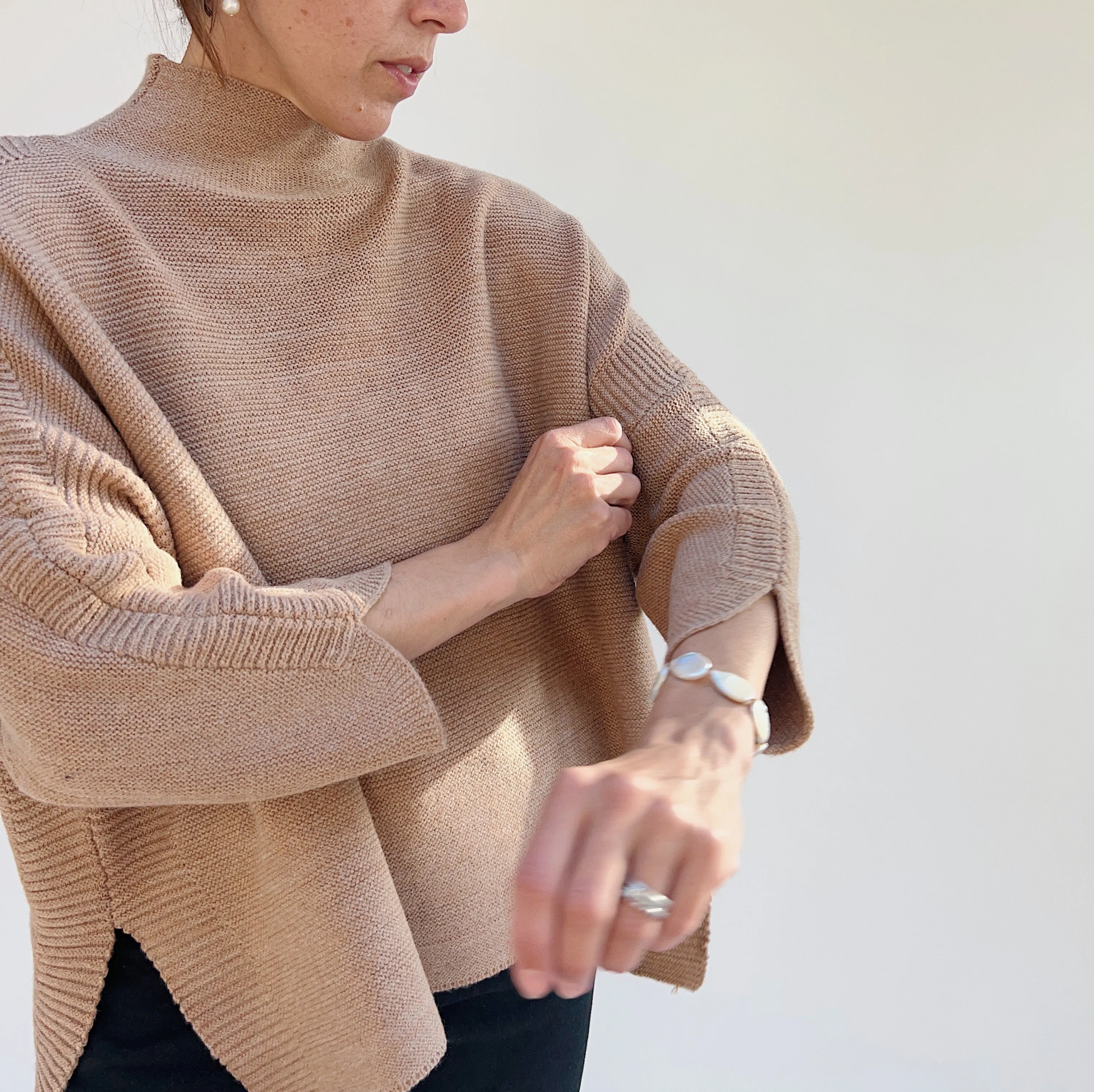 Kerisma | Lillian Mock Neck Sweater in Camel