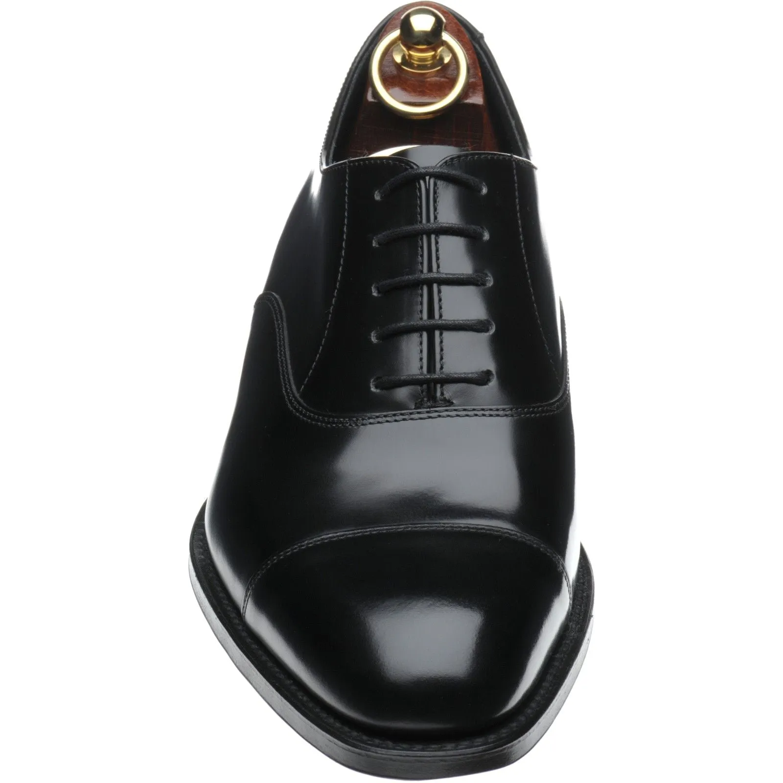 LOAKE Elgin Oxford shoe - Black Polished