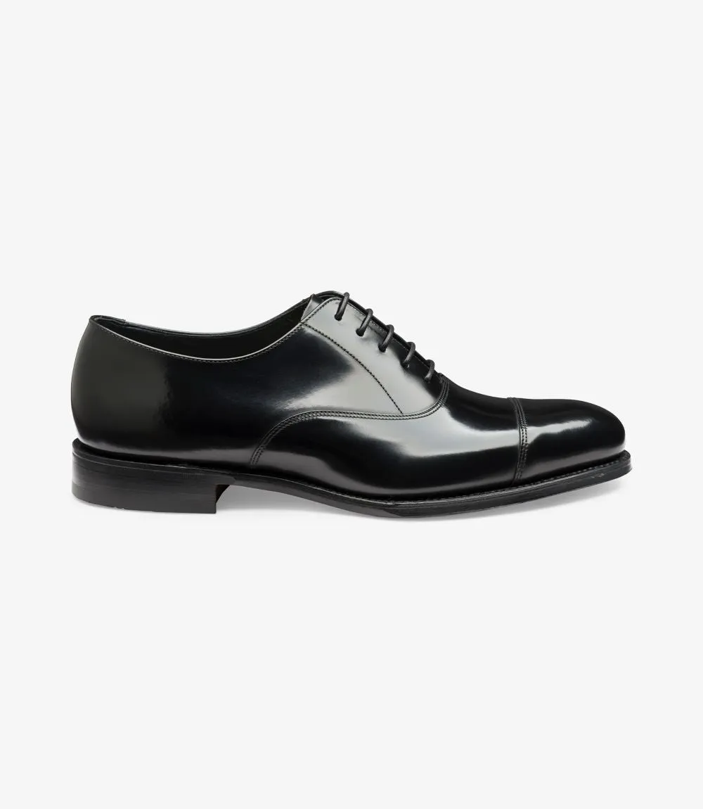 LOAKE Elgin Oxford shoe - Black Polished