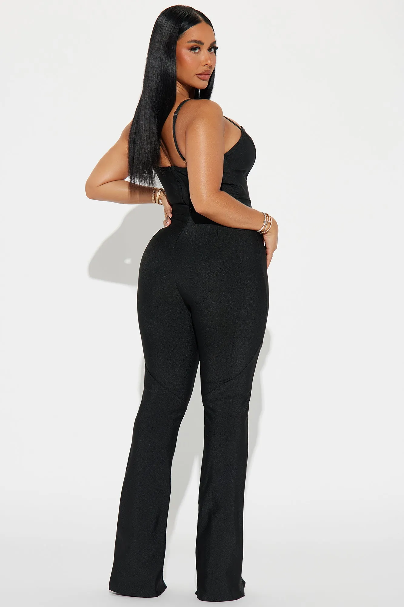 Lovin' Me Bandage Pant Set - Black