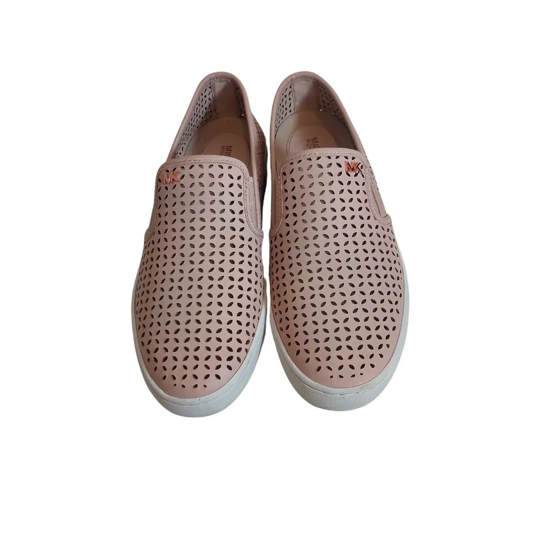 Michael Kors Jem Olivia Slip-on Pink Leather Shoes | Gently Used |