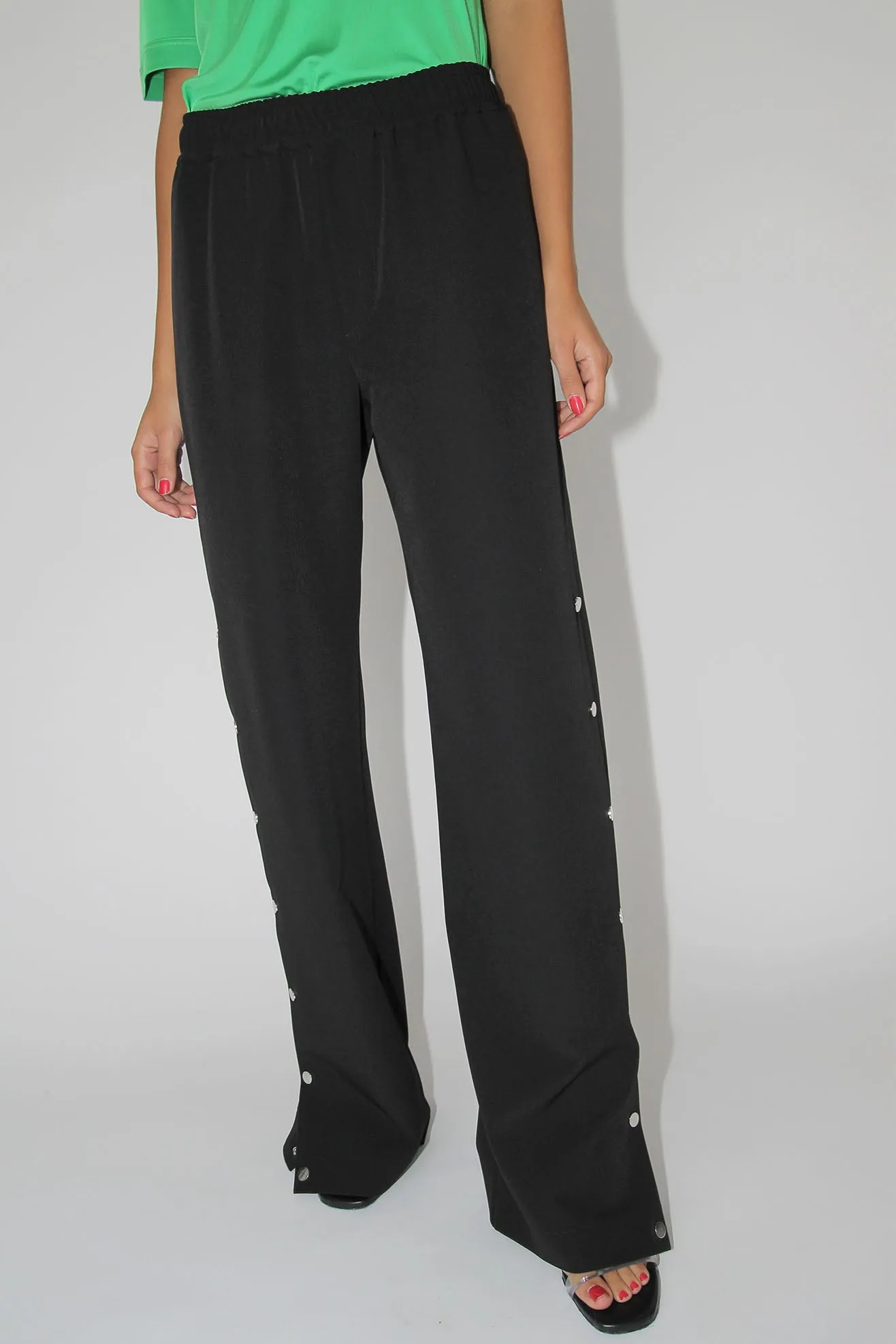 MR. LARKIN, Alice Snap Pant, Black