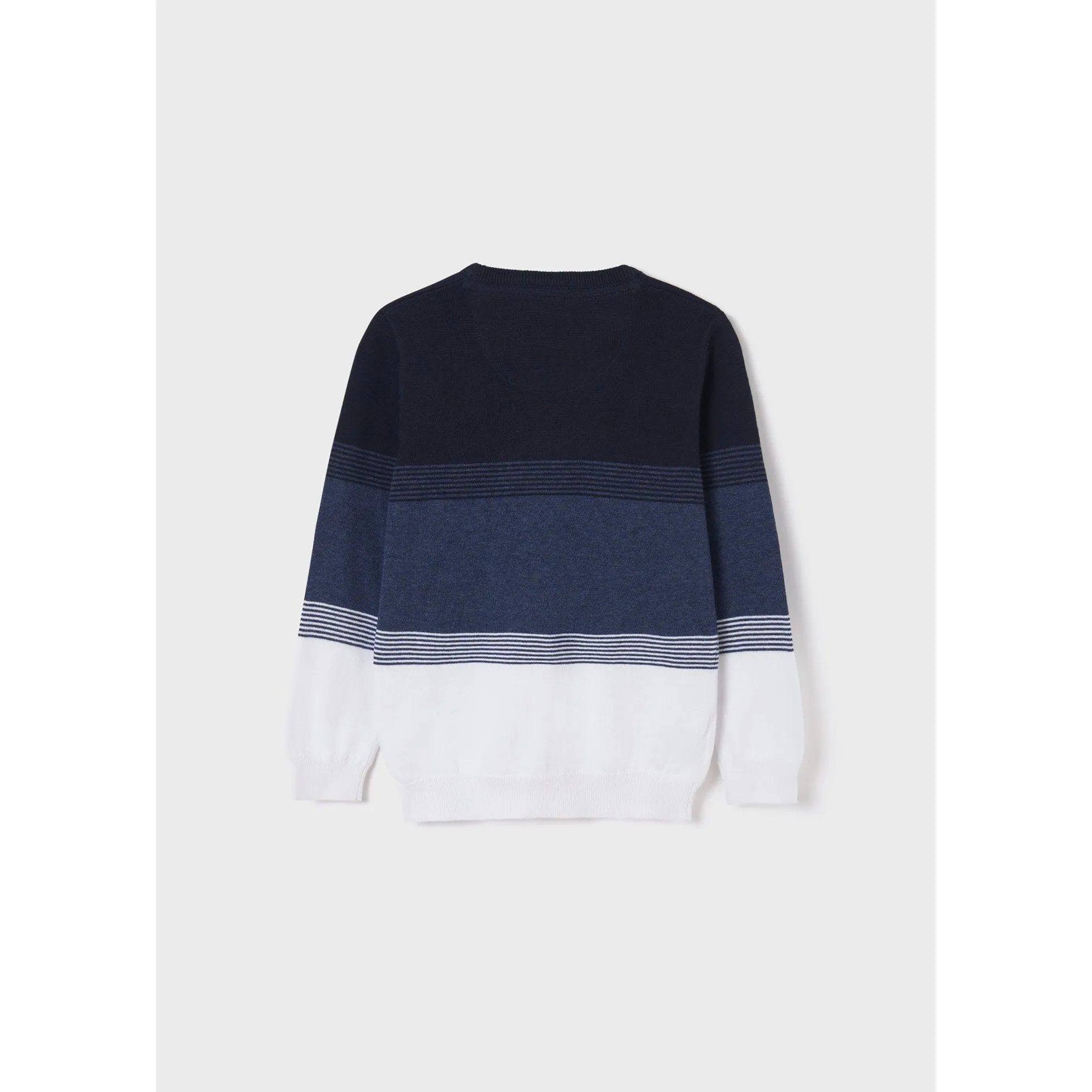 Nukutavake Striped Sweater _Navy 6323-2