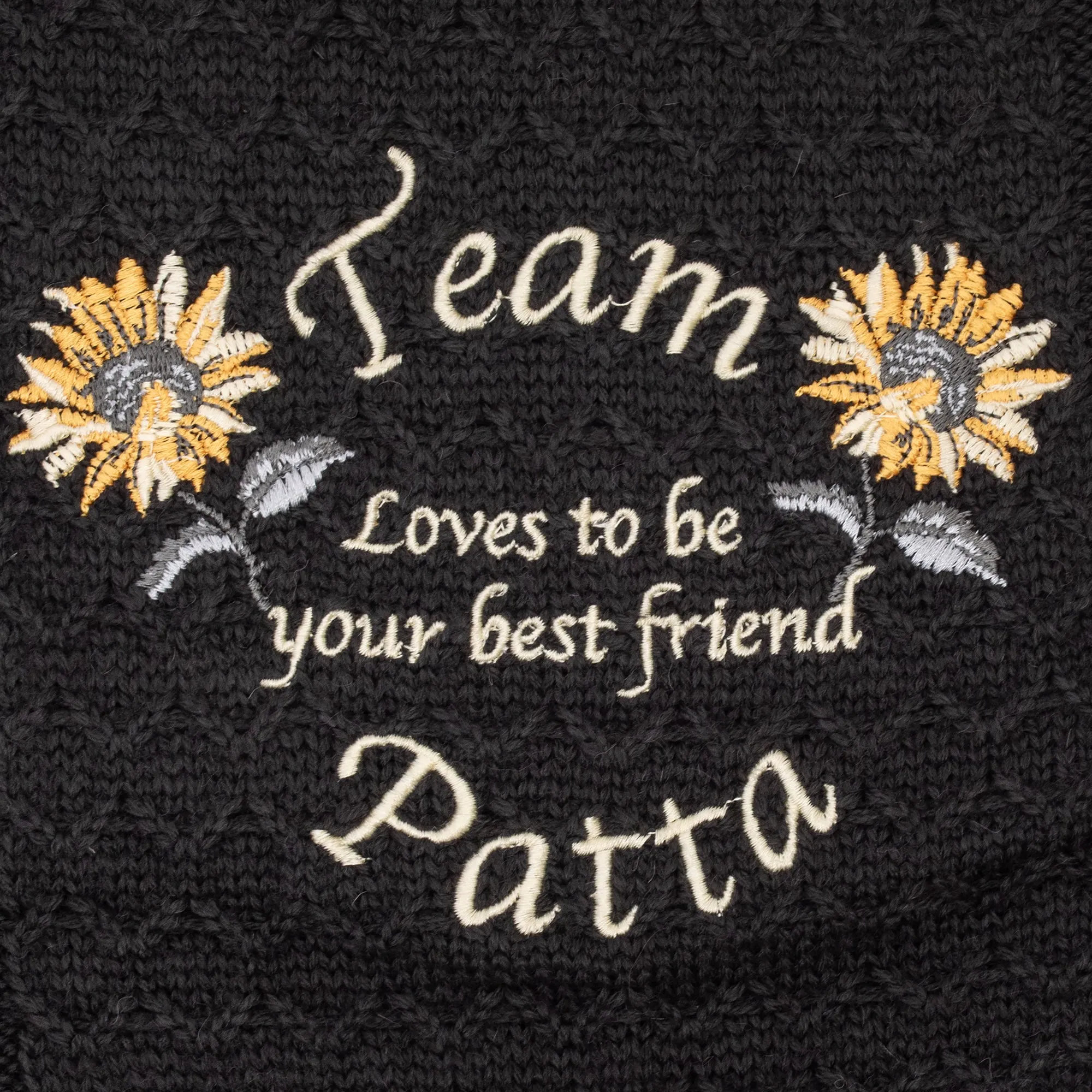 Patta Mens Loves You Cable Knitted Sweater