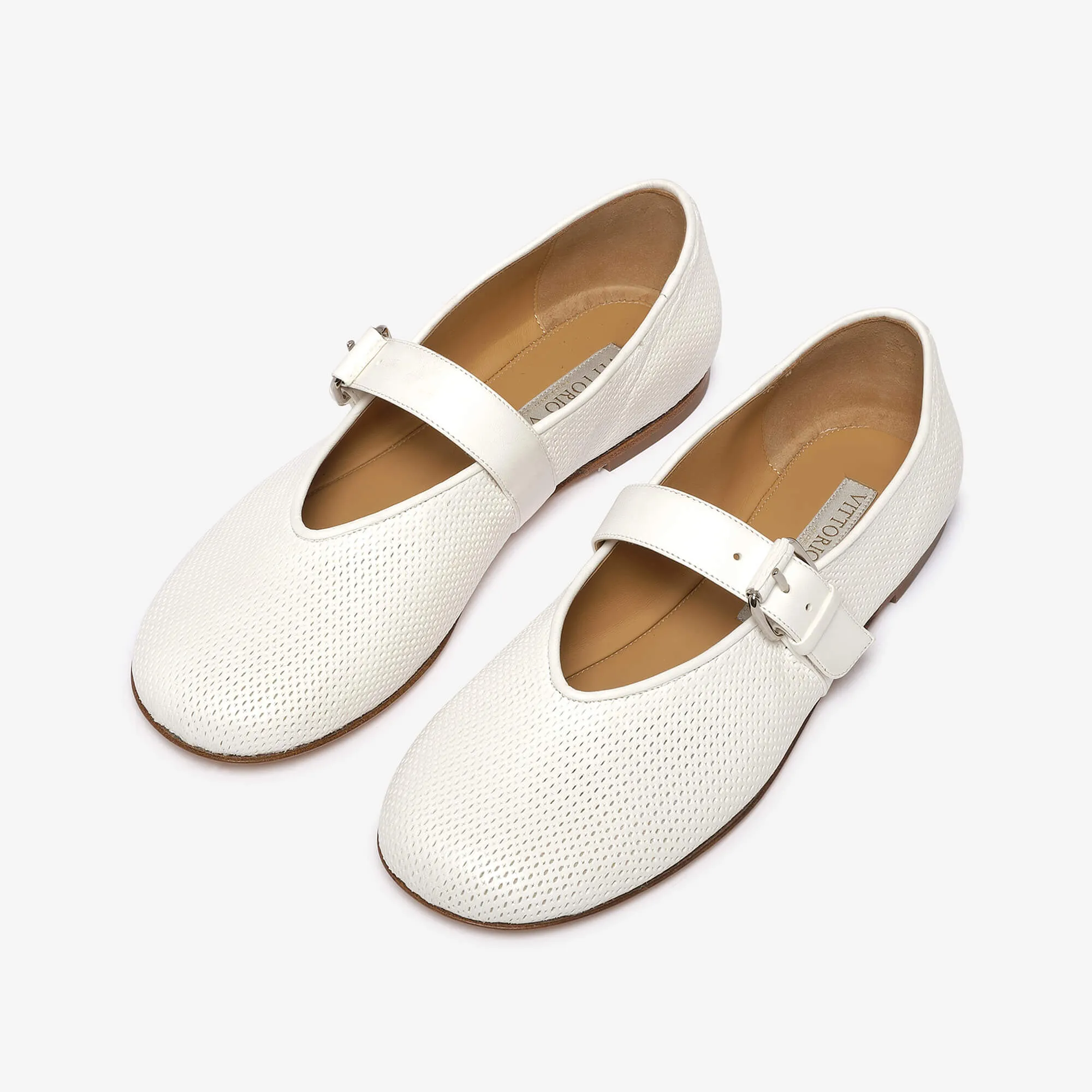 Pedania | Women's leather ballet flat