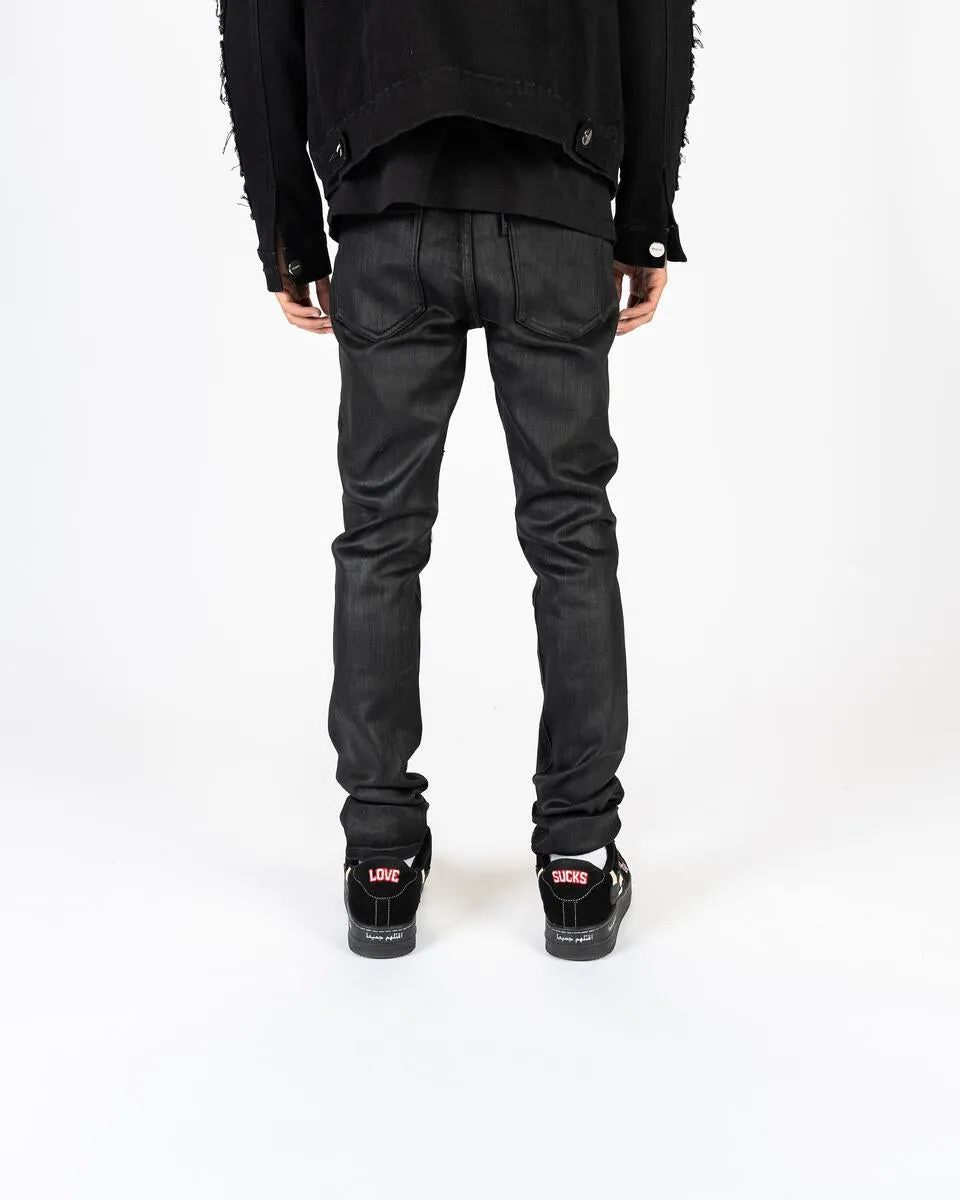 Pheelings NEVER WAIT SKINNY WAX DENIM (WAX BLACK)