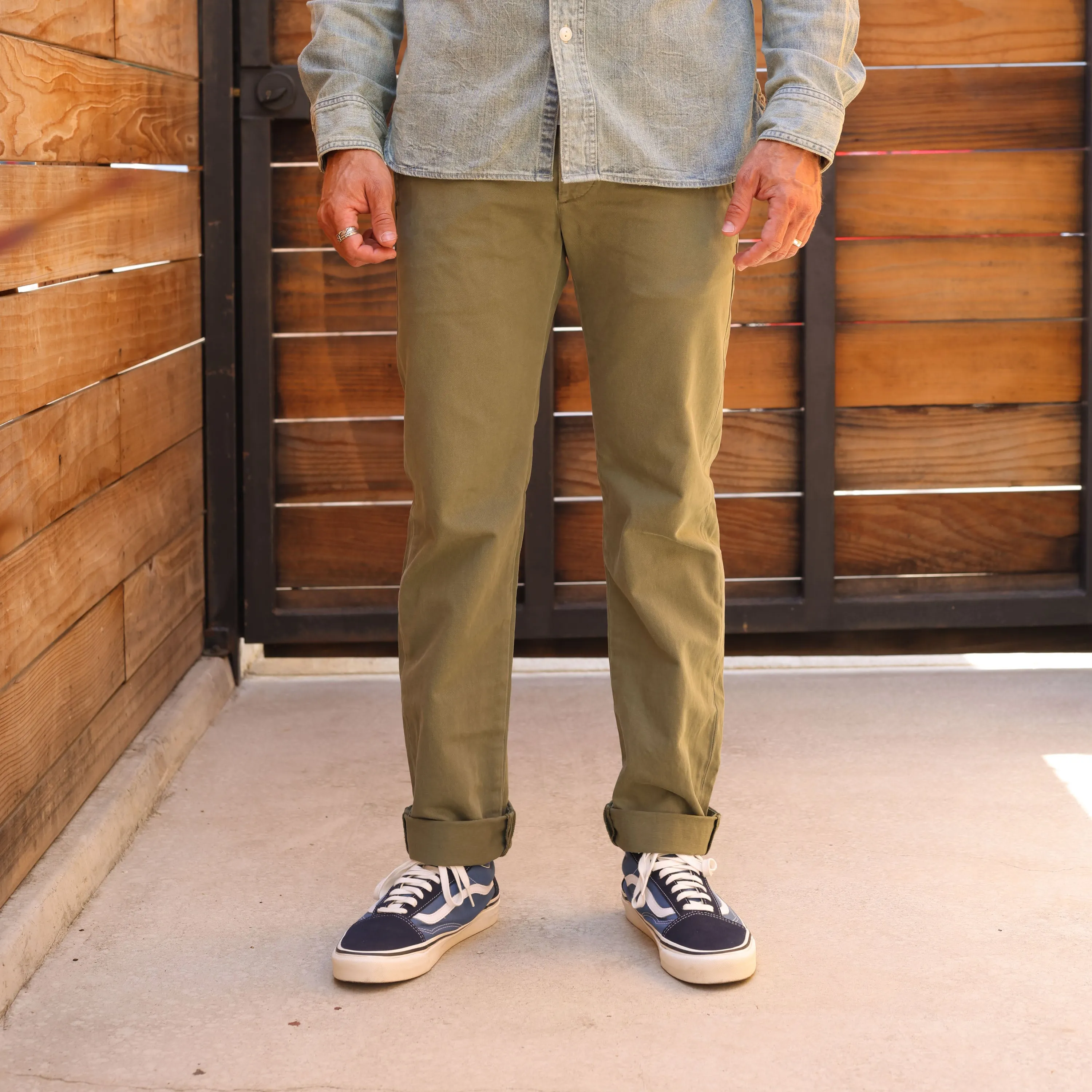 RRL Chino Pant Olive FINAL SALE