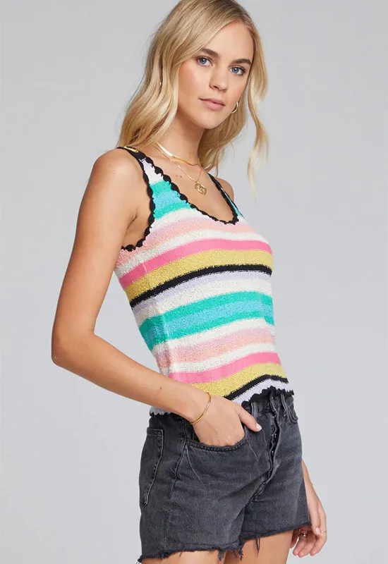 Saltwater Luxe - Neely Sweater Tank Multi