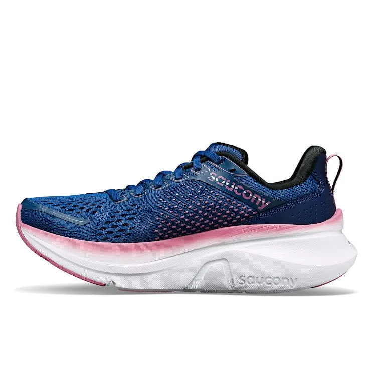 Saucony Guide 17 (Wide Fit - D)  Women's Running Shoes SS24 Navy / Orchid