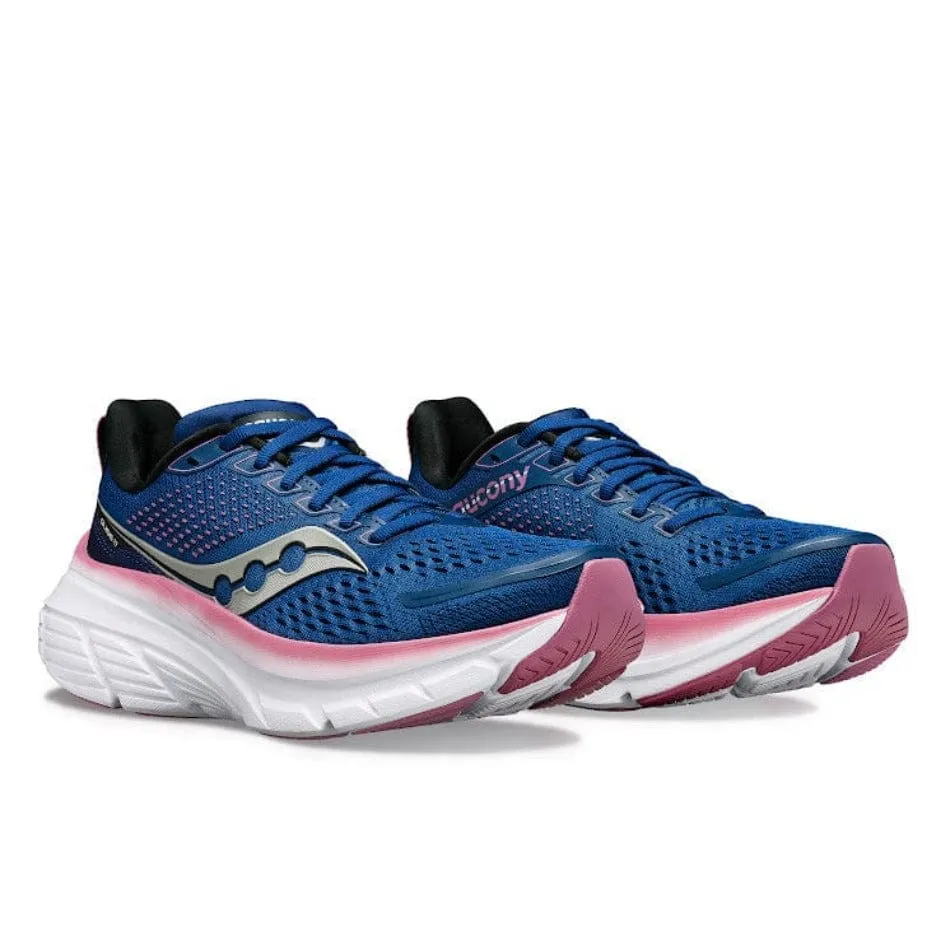 Saucony Guide 17 (Wide Fit - D)  Women's Running Shoes SS24 Navy / Orchid