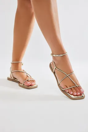 She's All About It Sandals - Gold