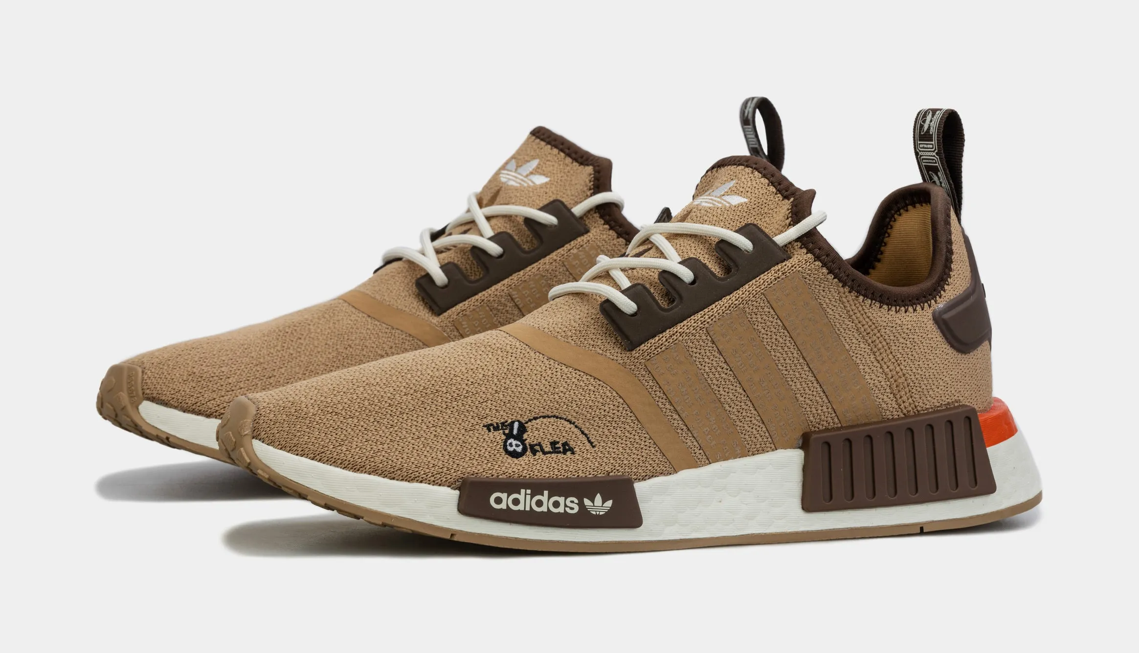 Shoe Palace Exclusive NMD R1 The Flea Mens Lifestyle Shoes (Cardboard/ Dark Brown/ Impact Orange)