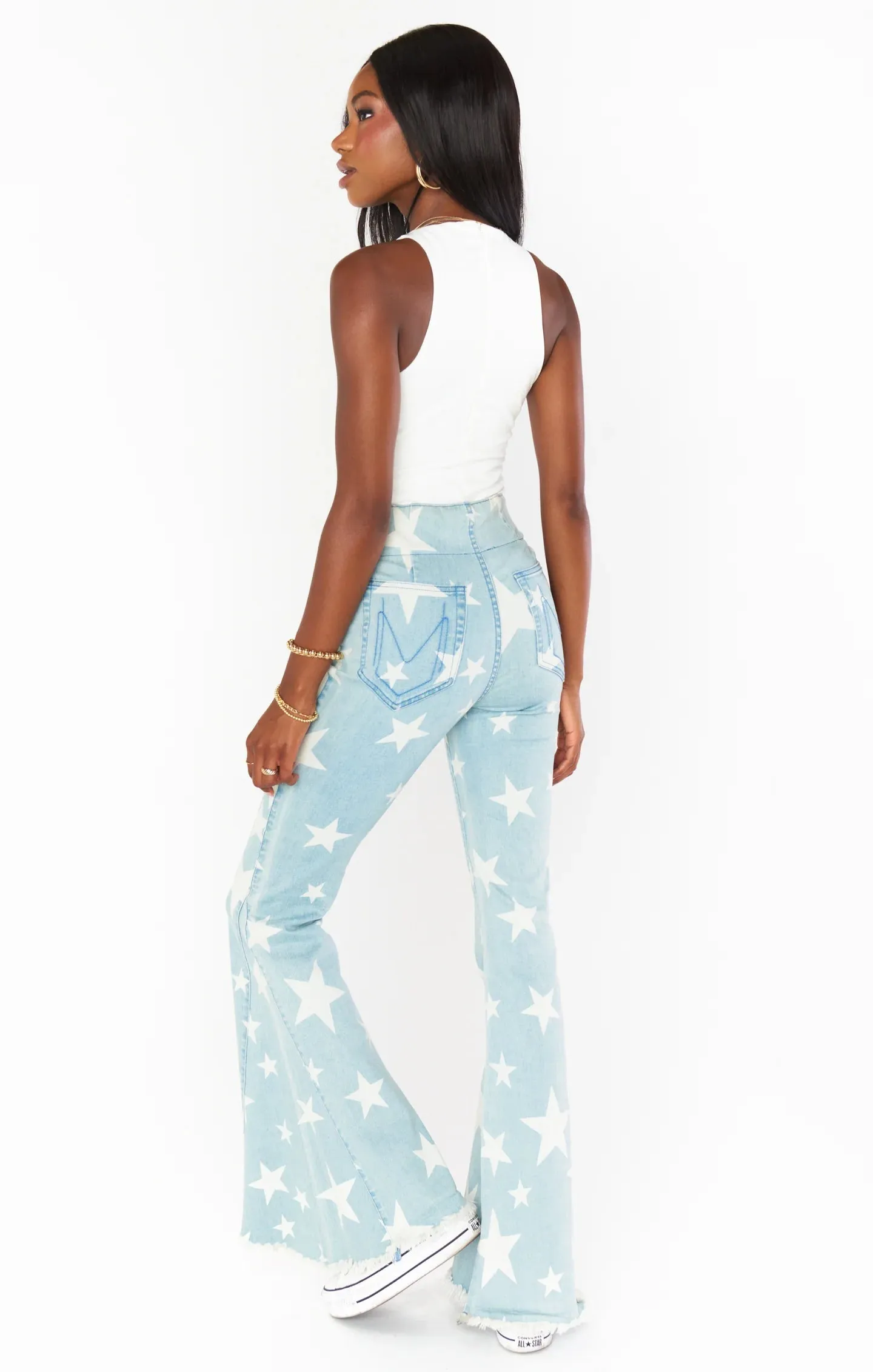 Show Me Your Mumu Berkeley Star Bells Flared Jeans